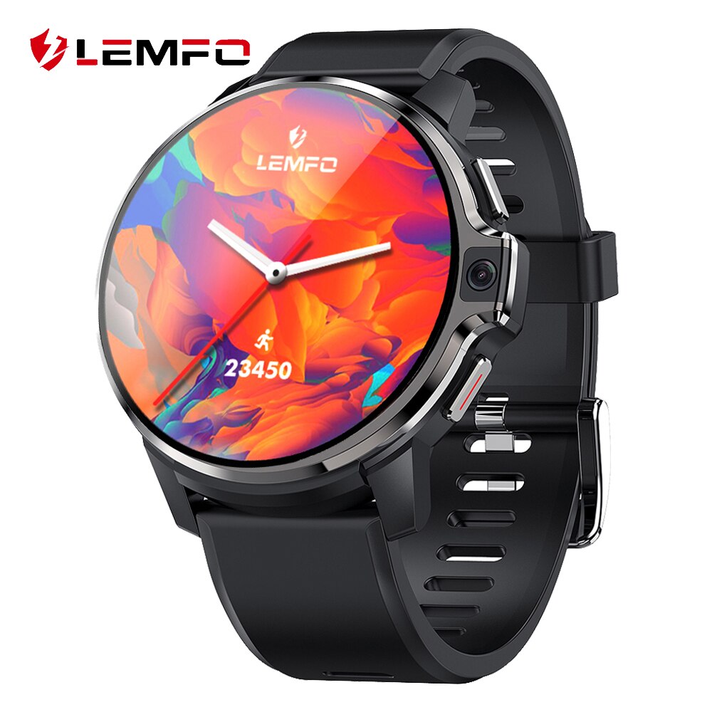 LEMFO LEMP Ʈ ġ 4G Interest GPS  ȵ̵ 9.1  ý 64GB ROM 1050Mah  ͸ ̵ ÷̾ Smartwatch